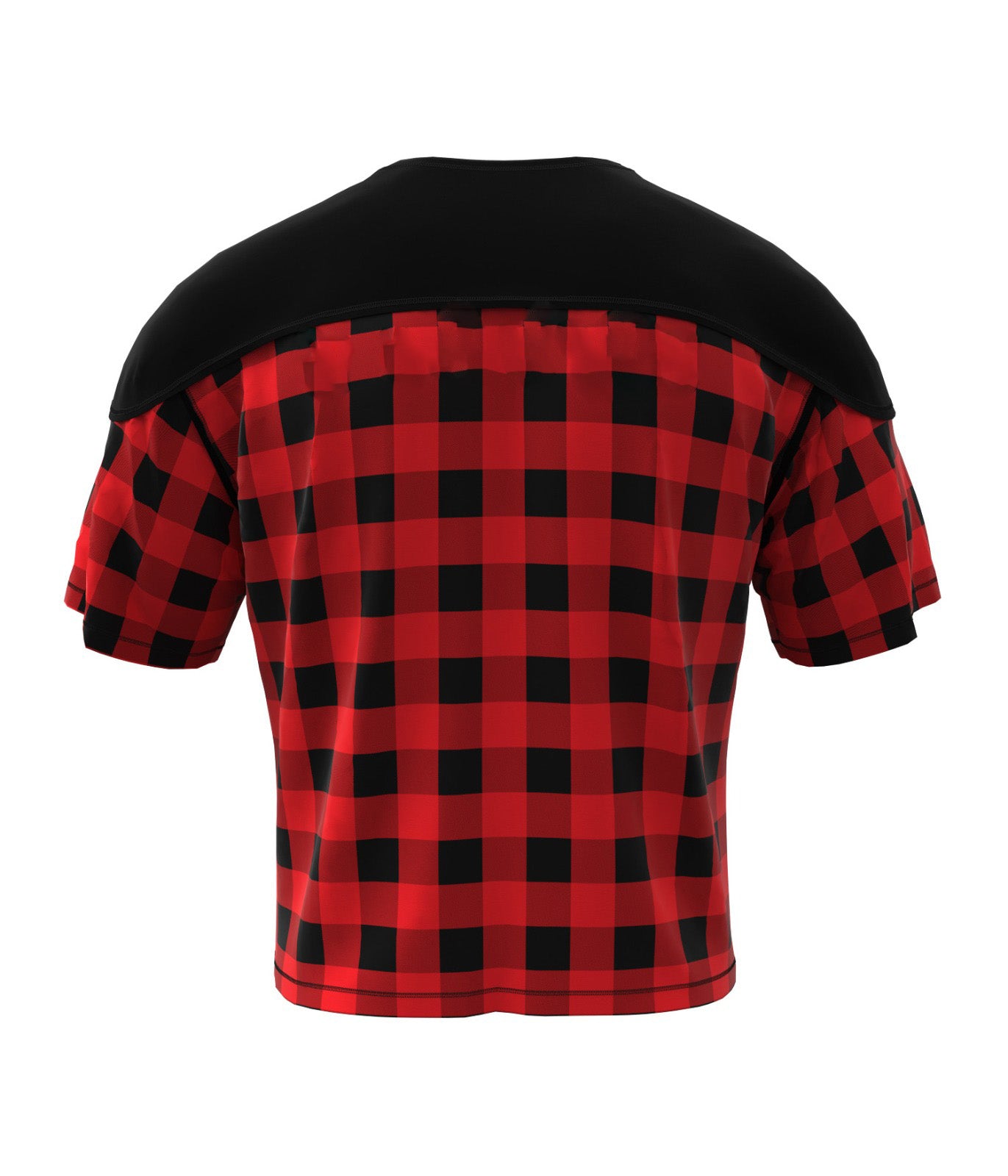Ruby Plaid Oversize T-Shirt