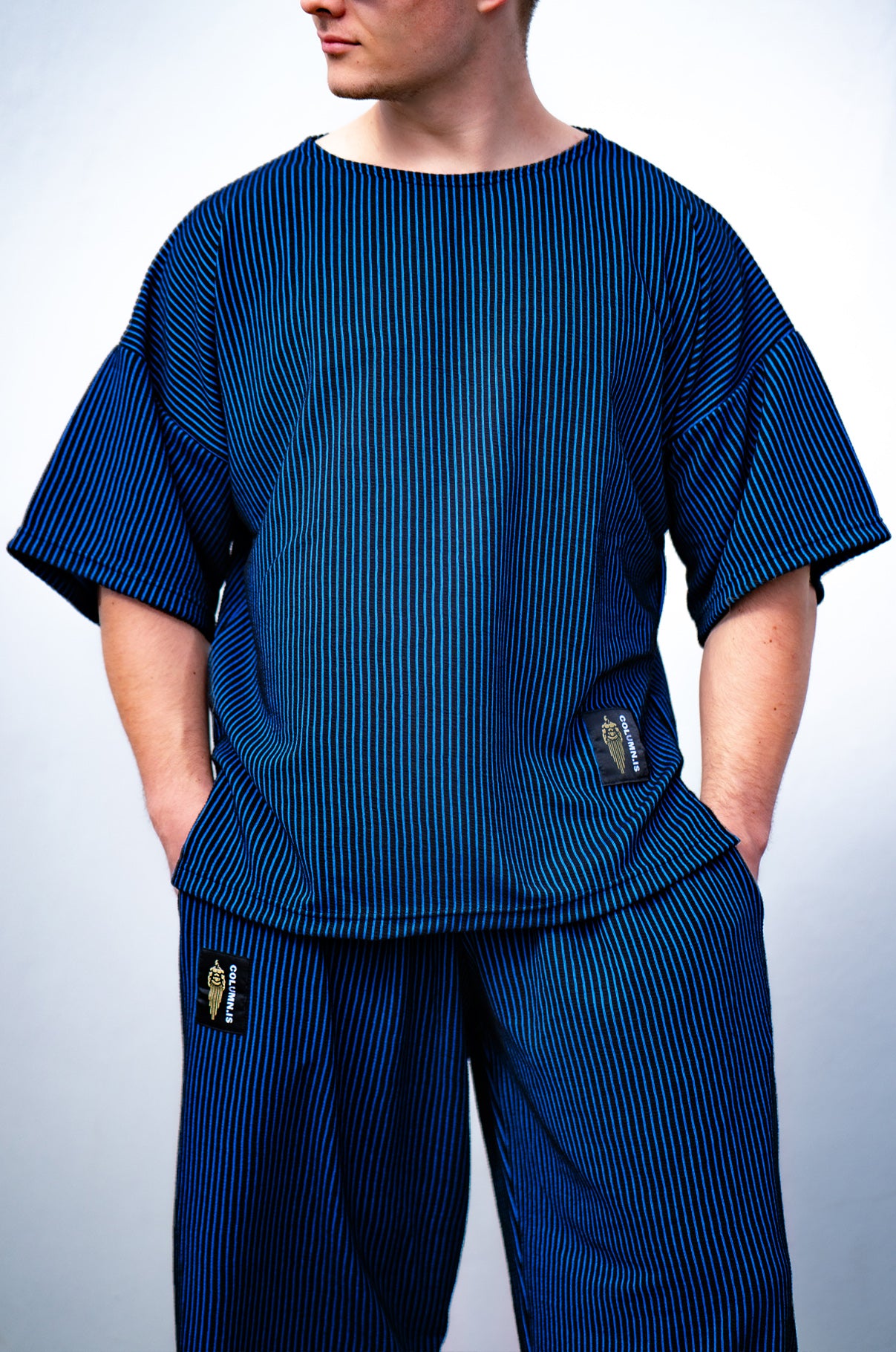 Column Blue Lagoon Striped T-Shirt