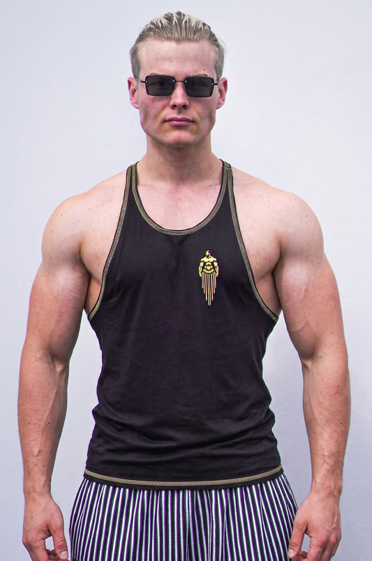 Noir Golden Thread Tank-Top