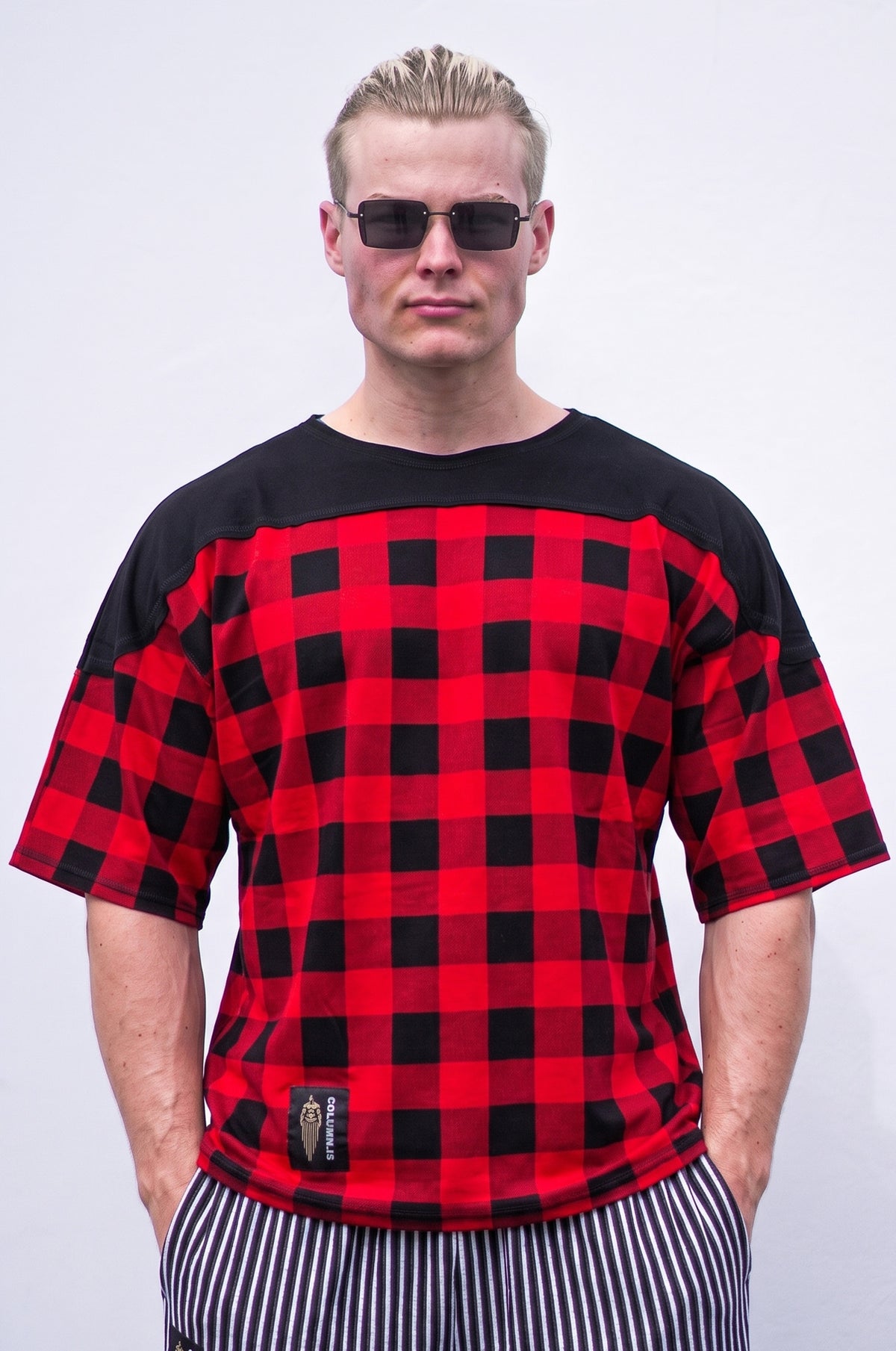 Ruby Plaid Viður T-skyrta