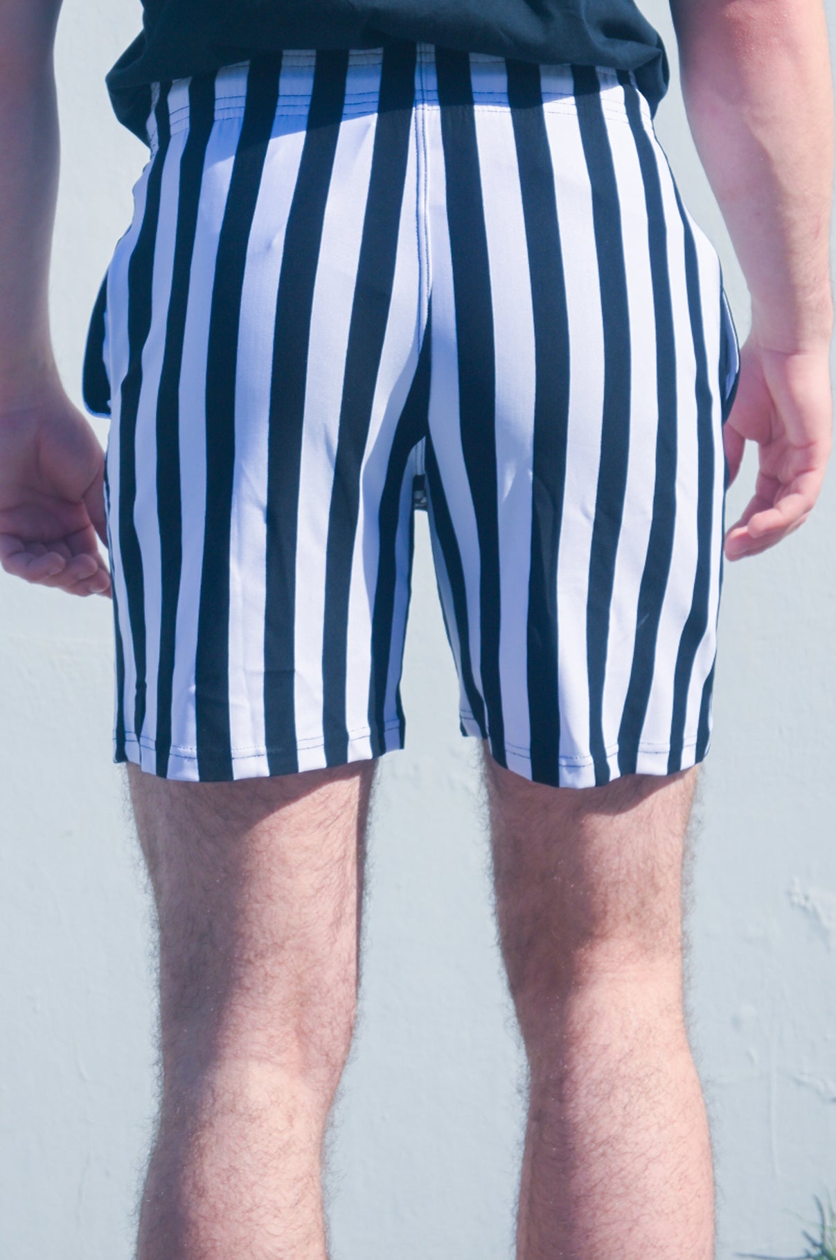 Column Duochrome Wide Stripe Shorts